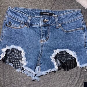 Jean shorts w design